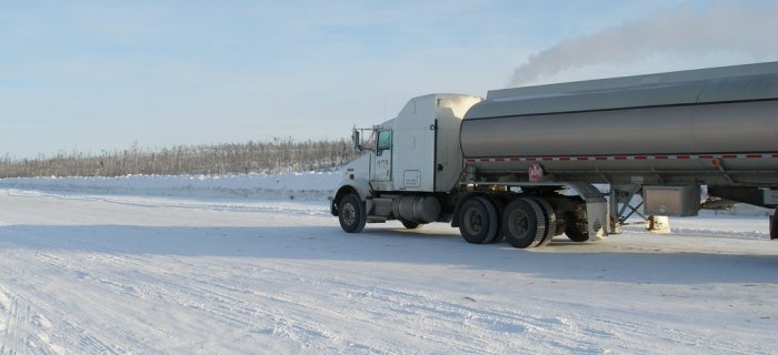 Filme se passa nas estradas de gelo do Canadá.