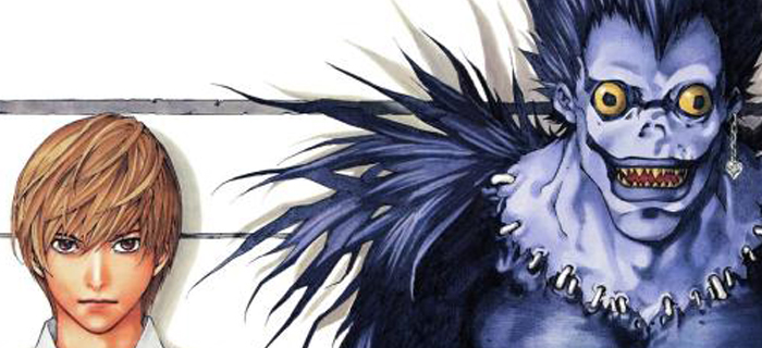 Raito e Ryuk são dois dos personagens principais de Death Note